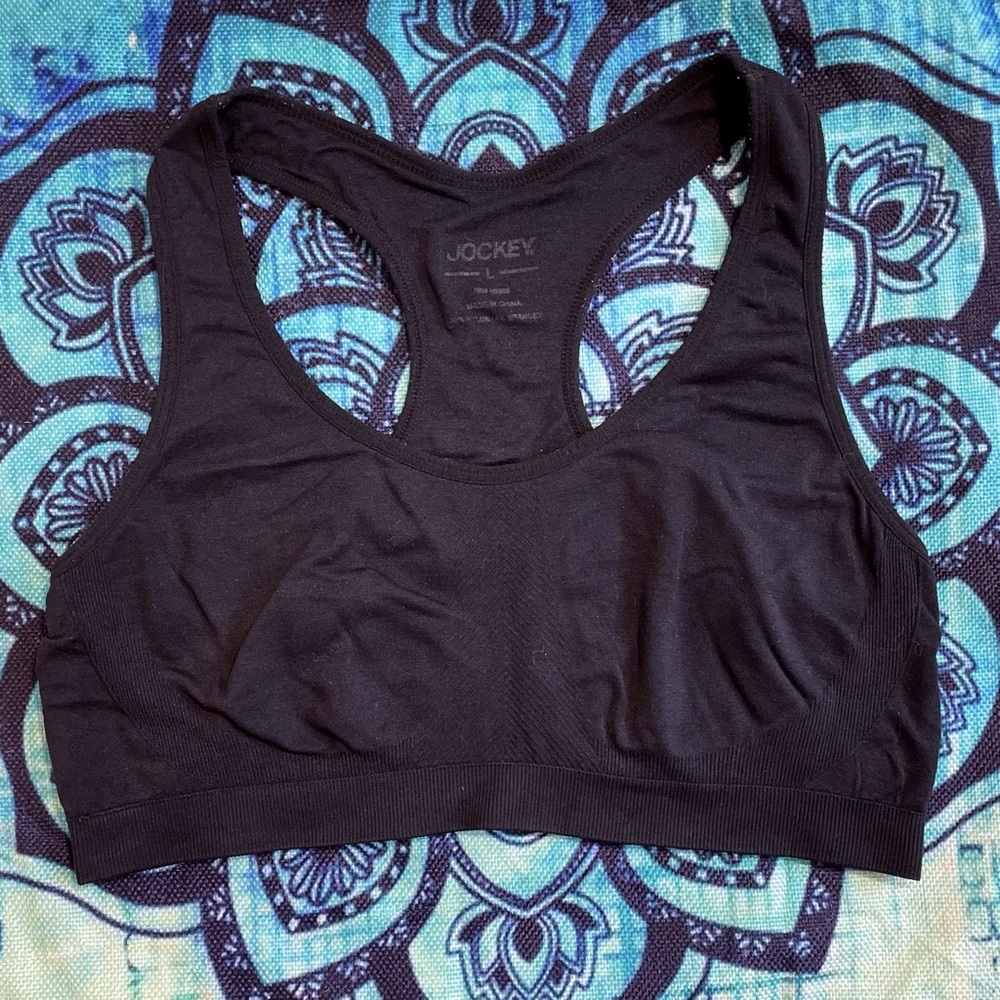 Jockey Medium Support Sports Bra sz L